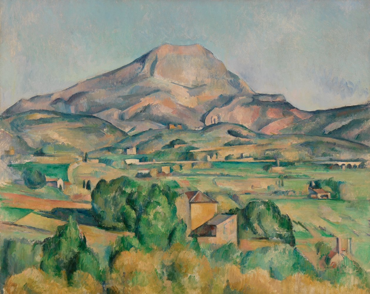 Mont Sainte-Victoire (Sainte-Victoire-berget) av Paul Cézanne