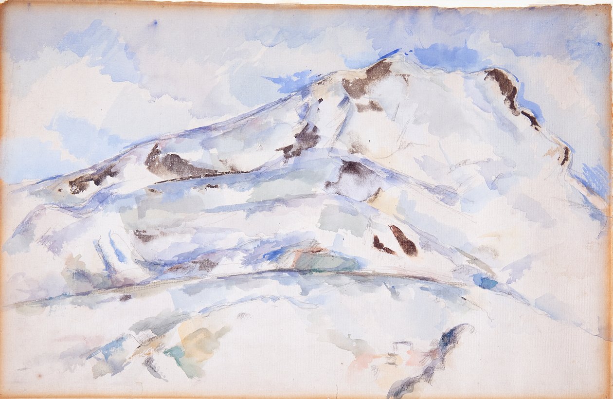 Mont Sainte-Victoire (Sainte-Victoire-berget) av Paul Cézanne