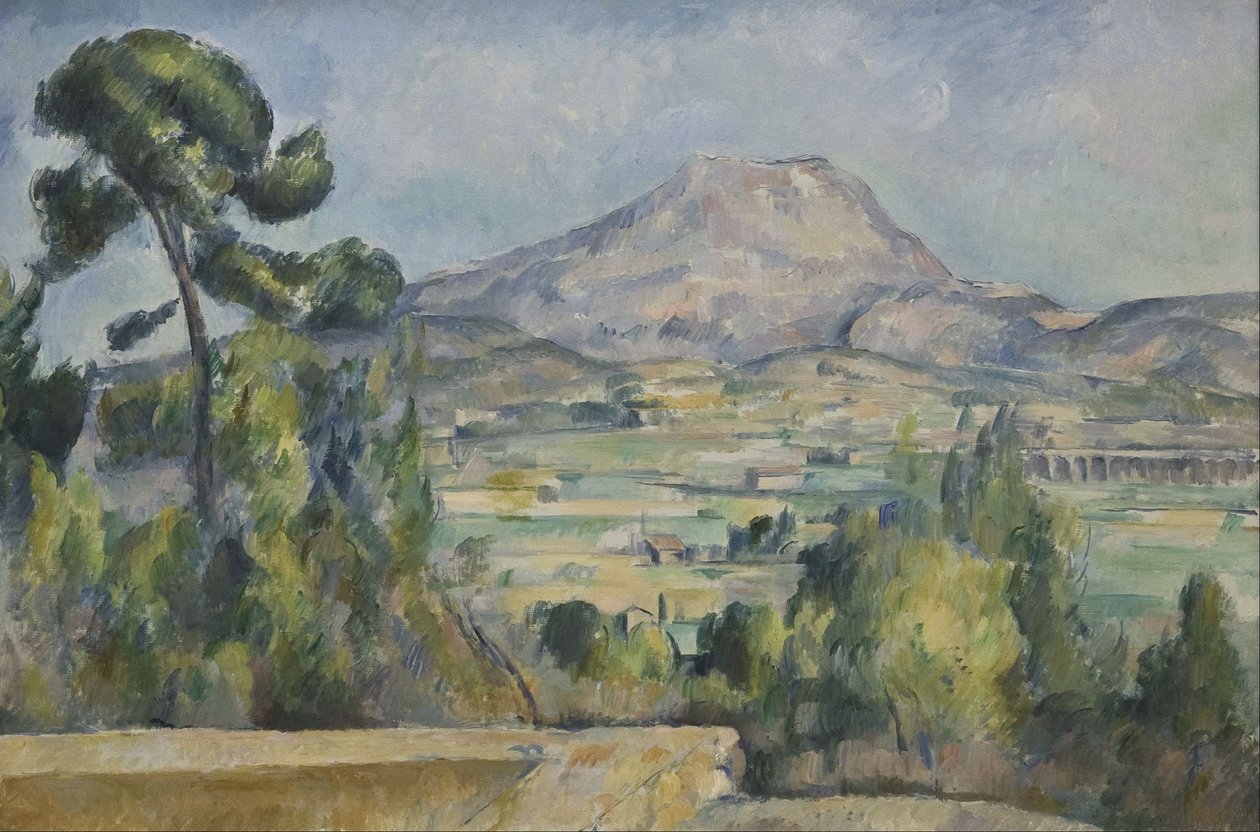 Mount Sainte-Victoire, ca. 1890 av Paul Cézanne
