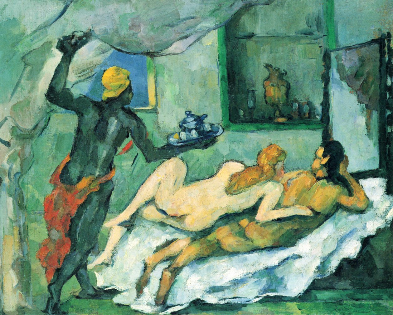 Eftermiddag i Neapel (The Rumpunch) av Paul Cézanne