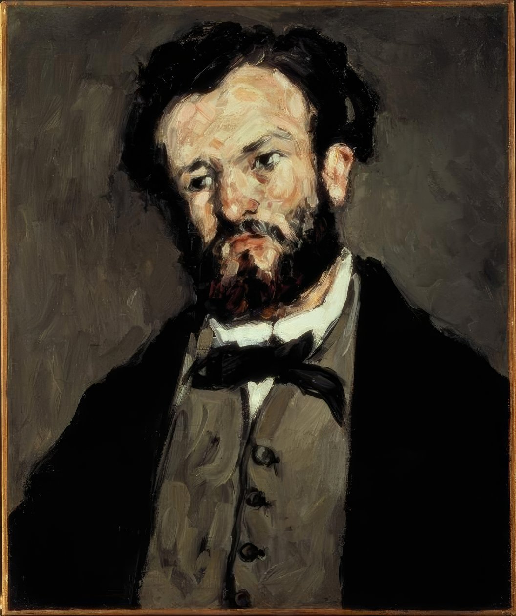 Porträtt av Valabregue av Paul Cézanne