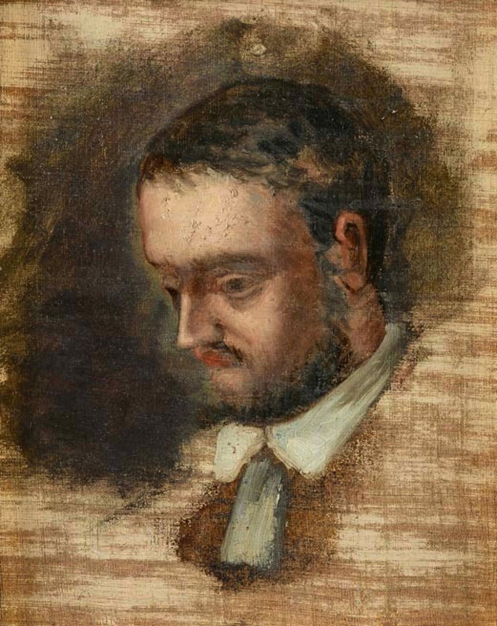 Porträtt av Émile Zola 1840-1902, ca 1862-1864. av Paul Cézanne