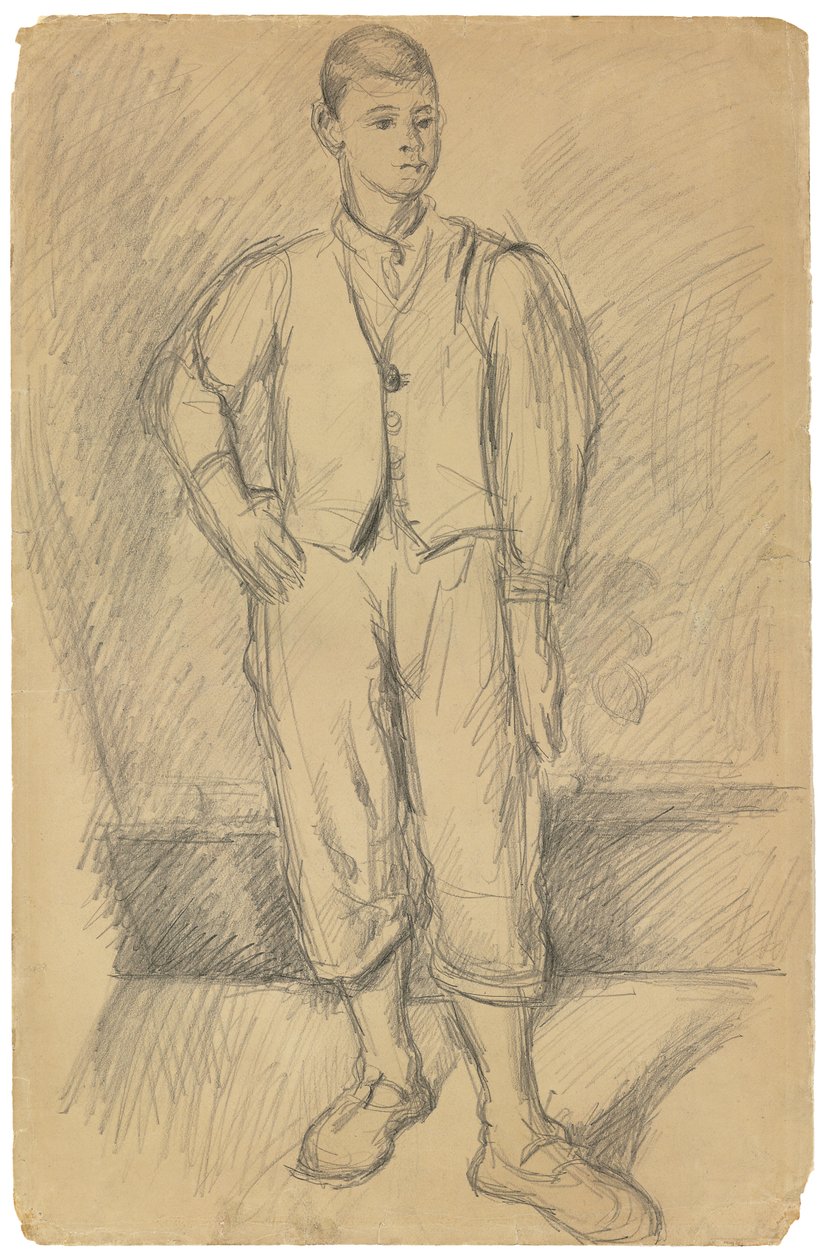 Porträtt av konstnärens son; Porträtt av konstnärens son, ca 1875-1885 av Paul Cézanne