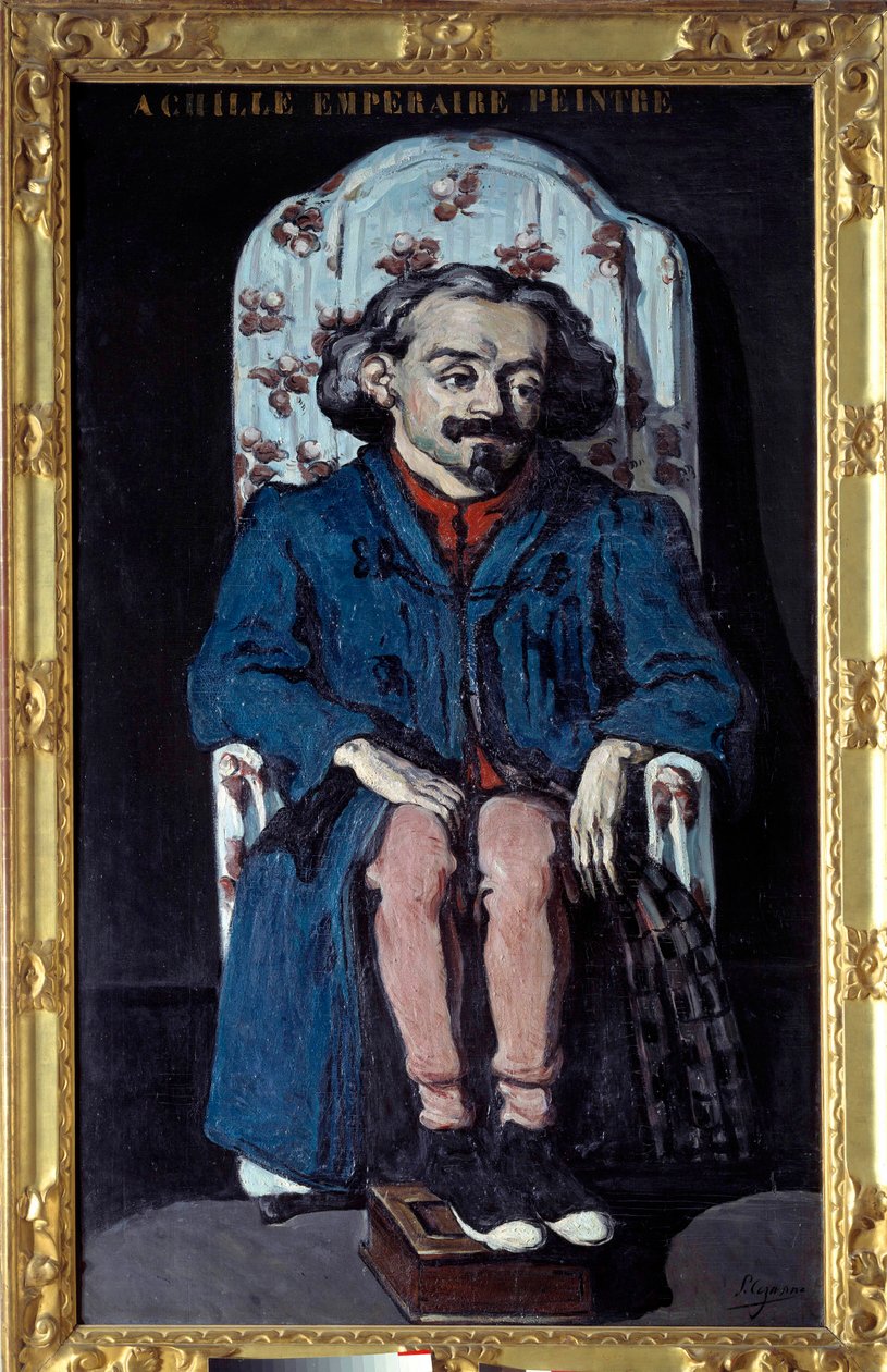 Porträtt av målaren Achille Emperaire (1829-1898) Målning av Paul Cezanne (1839-1906) 1868 Dim. 2x1,2 m Paris, musee d