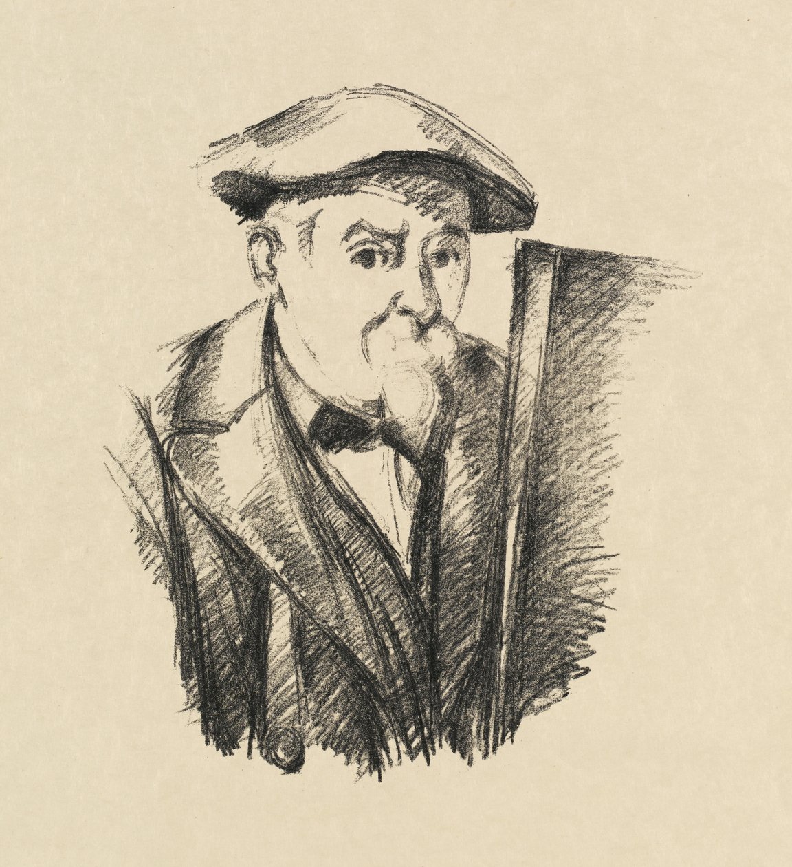 Självporträtt av Paul Cézanne