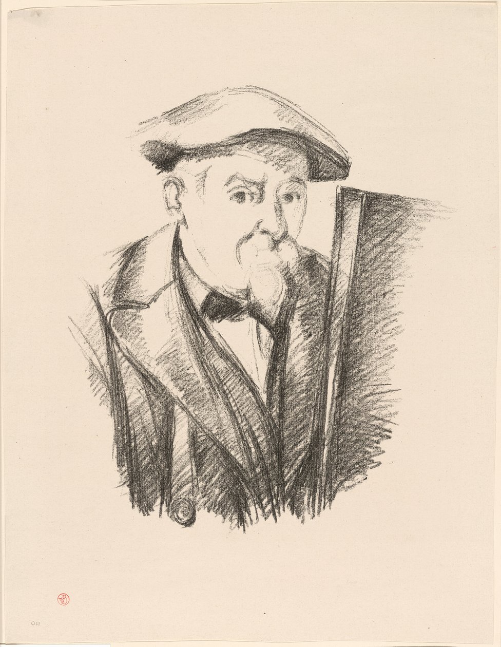 Självporträtt av Paul Cézanne