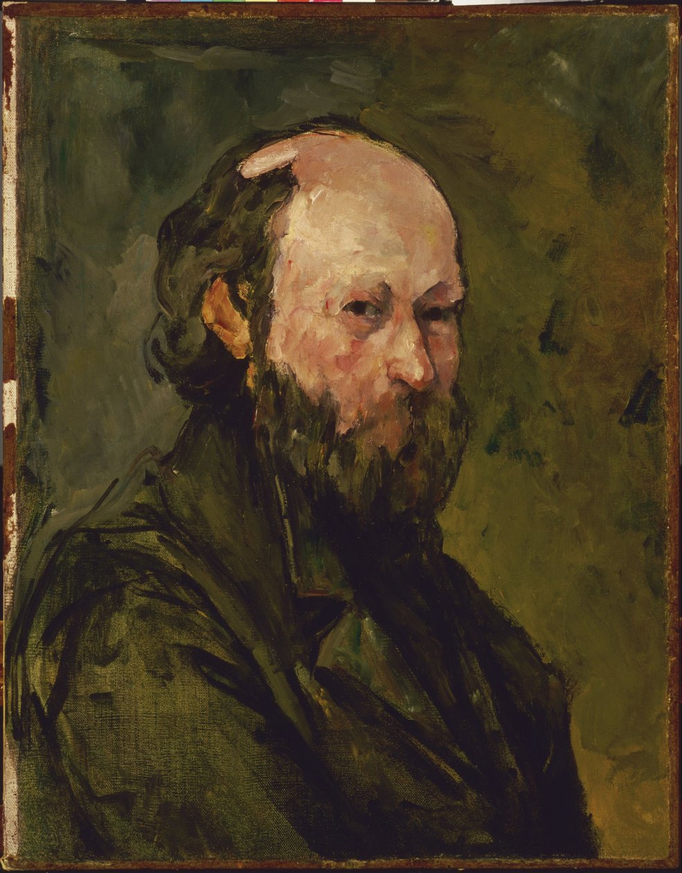Självporträtt av Paul Cézanne