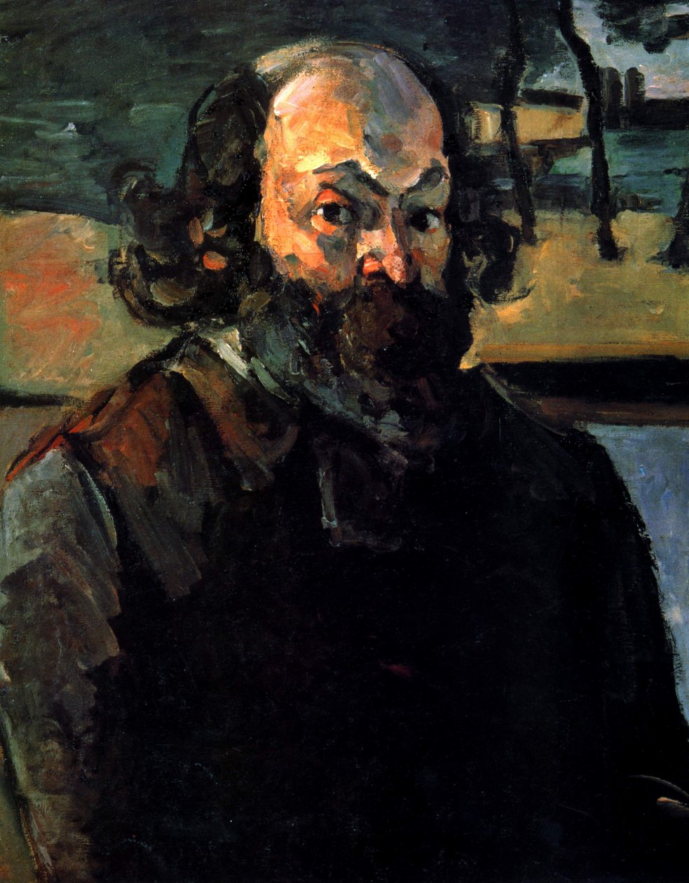 Självporträtt av Paul Cézanne