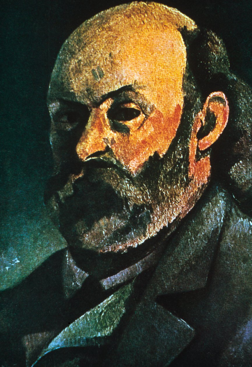 Självporträtt, 1880 av Paul Cézanne