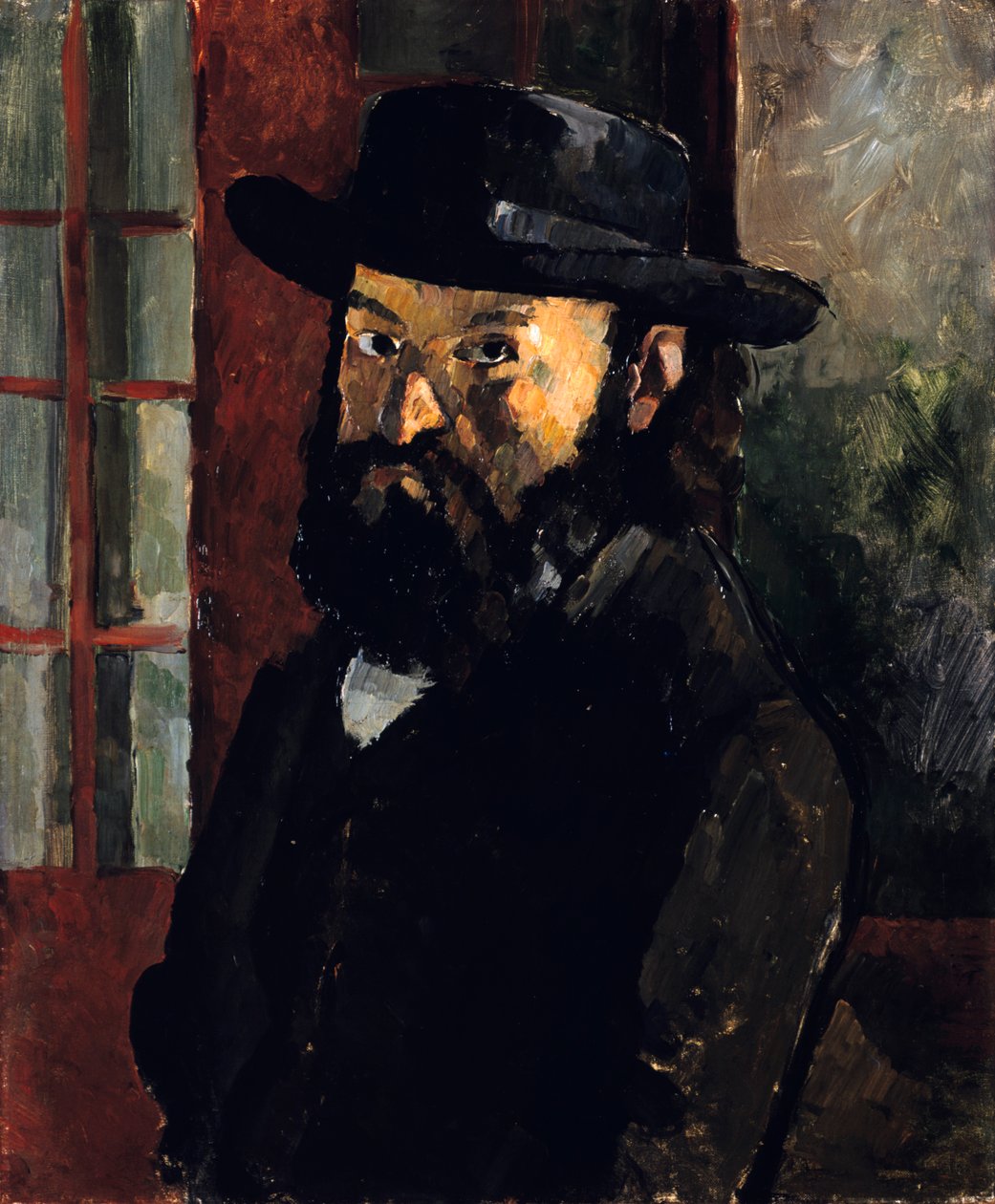 Självporträtt, 1879 av Paul Cézanne