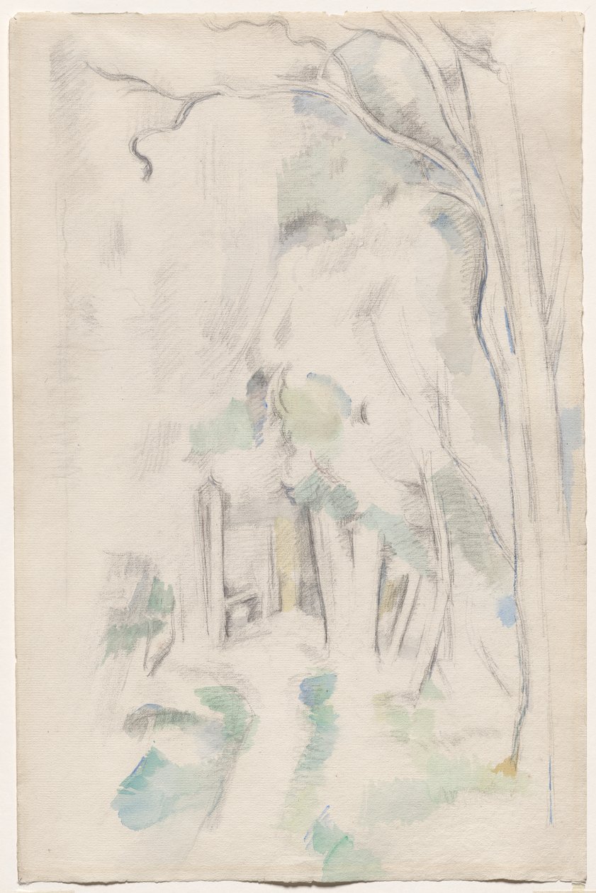 Stig i skogen av Paul Cézanne
