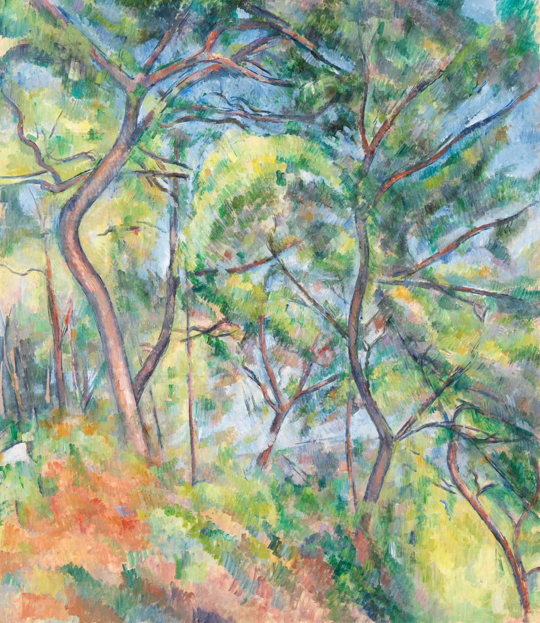 Glades, ca 1894 av Paul Cézanne