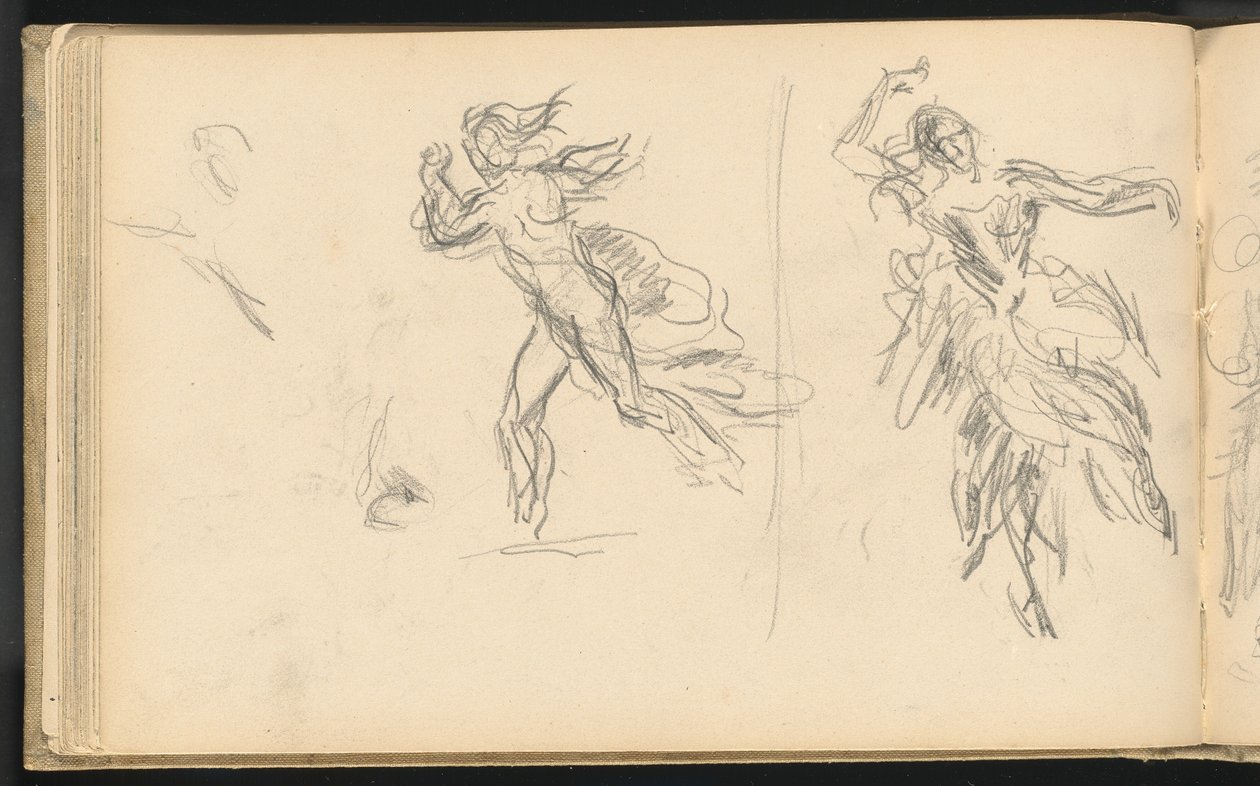 Spanska dansare av Paul Cézanne