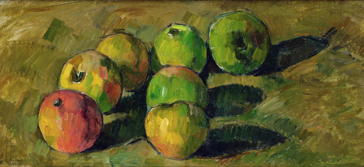 Stilleben med äpplen, 1878 av Paul Cézanne