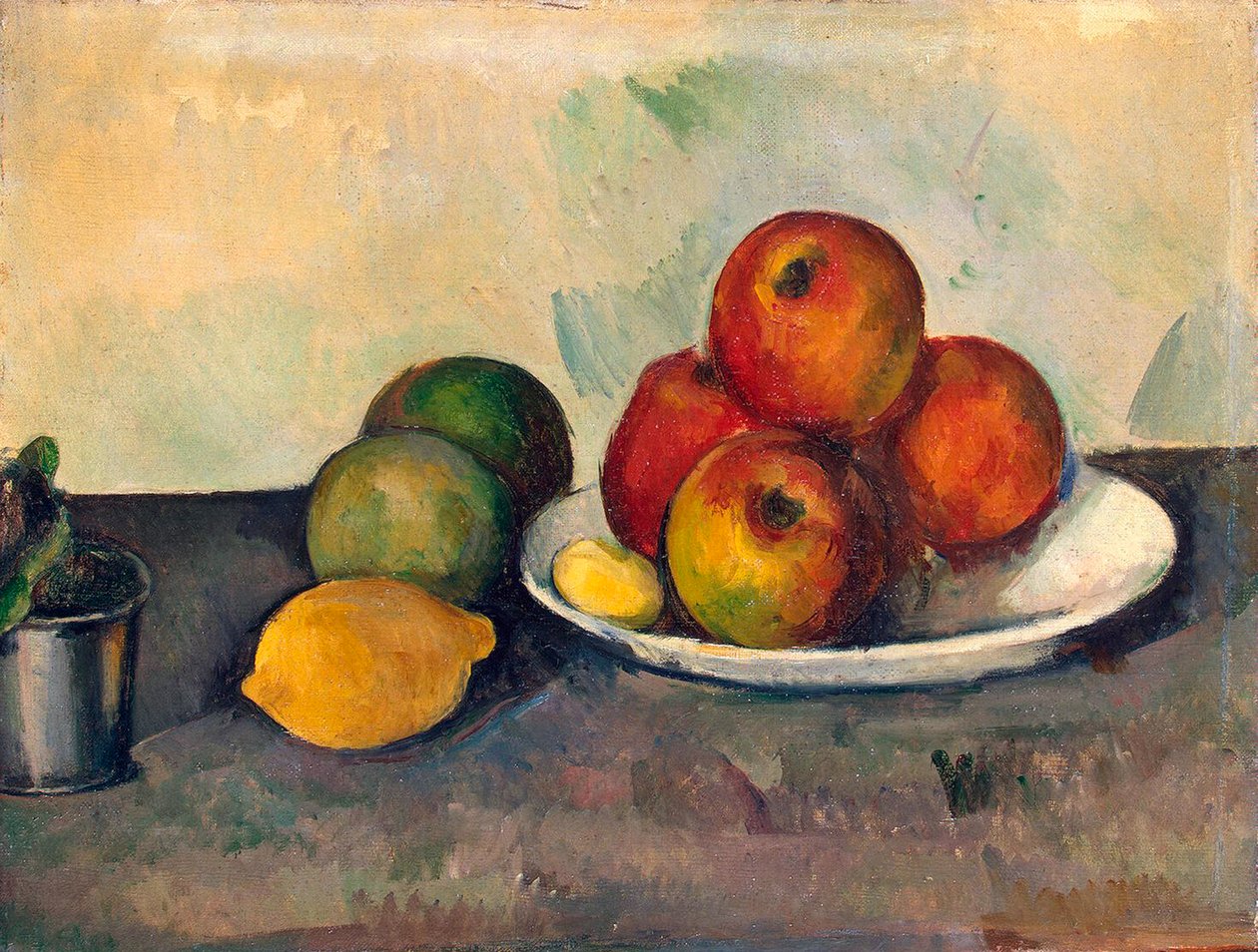 Stilleben med äpplen, c1890. av Paul Cézanne