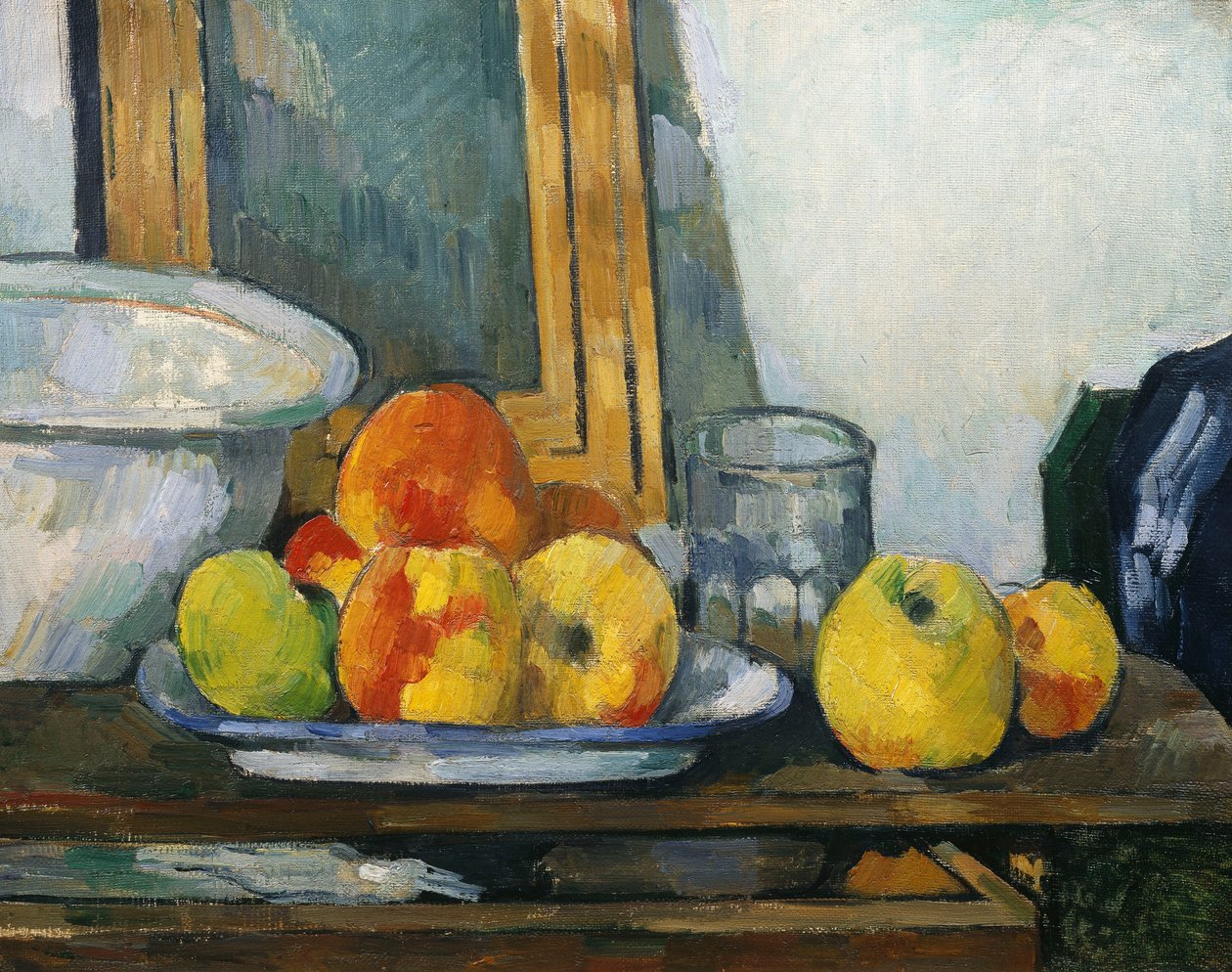 Stilleben med öppen låda, ca 1879-1882 av Paul Cézanne