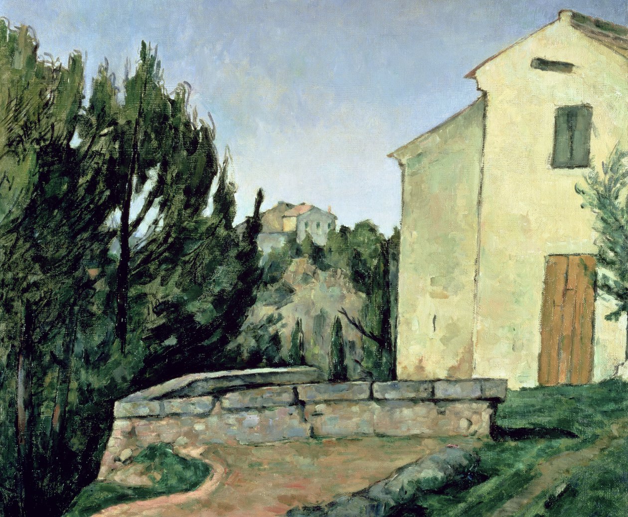 Det övergivna huset på Tholonet av Paul Cézanne