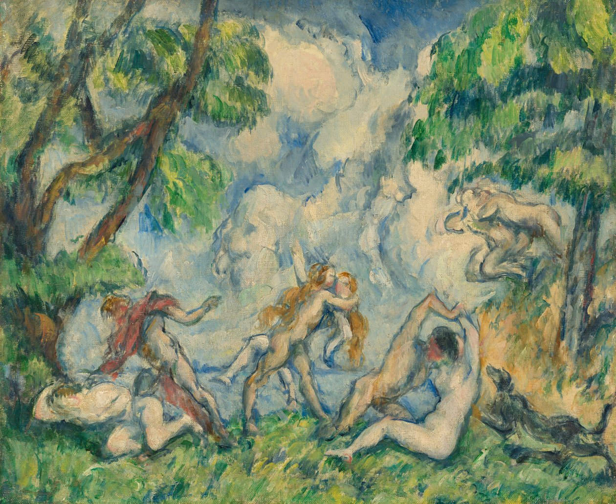 Slaget om kärleken, ca. 1880. av Paul Cézanne