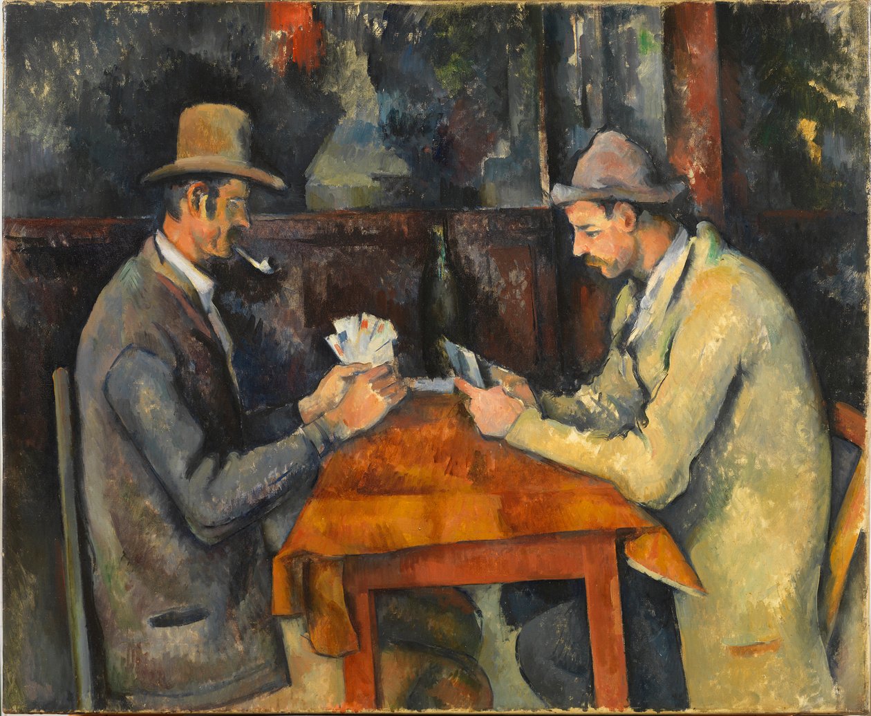 Kortspelarna, ca 1892-1896. av Paul Cézanne
