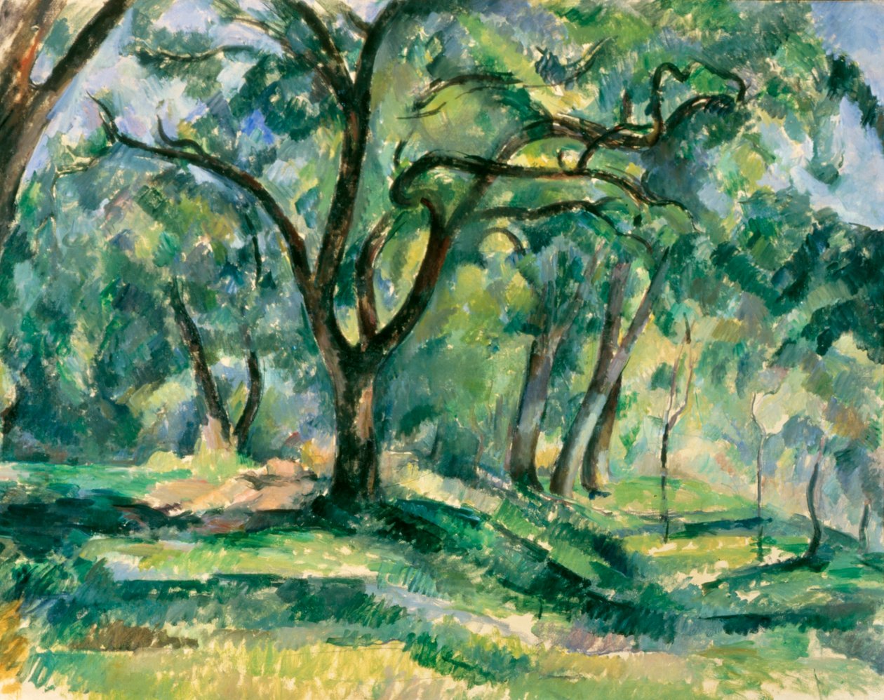 Skogen av Paul Cézanne