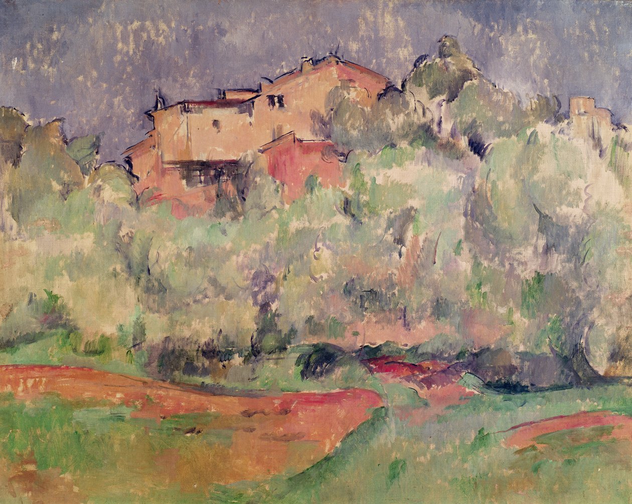 Huset i Bellevue, 1888-92 av Paul Cézanne