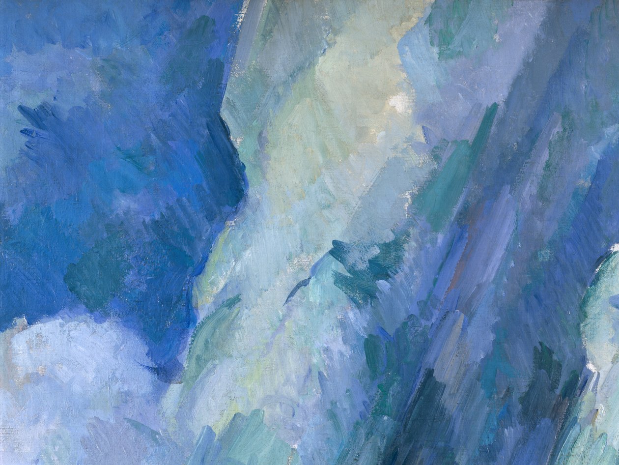 The Large Bathers, ca 1900-06 olja på duk detalj från 2052 av Paul Cézanne