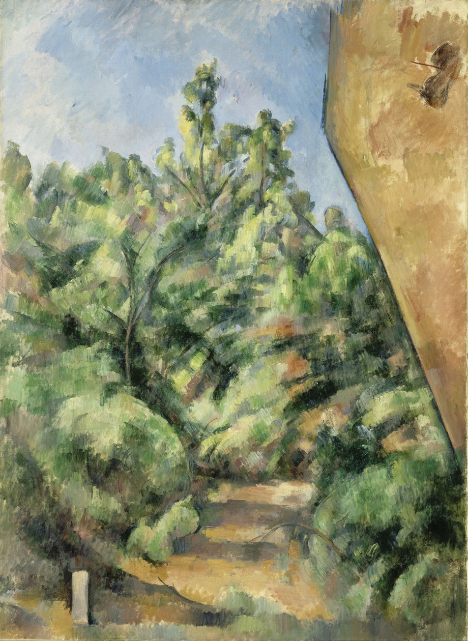 Röda klippan av Paul Cézanne