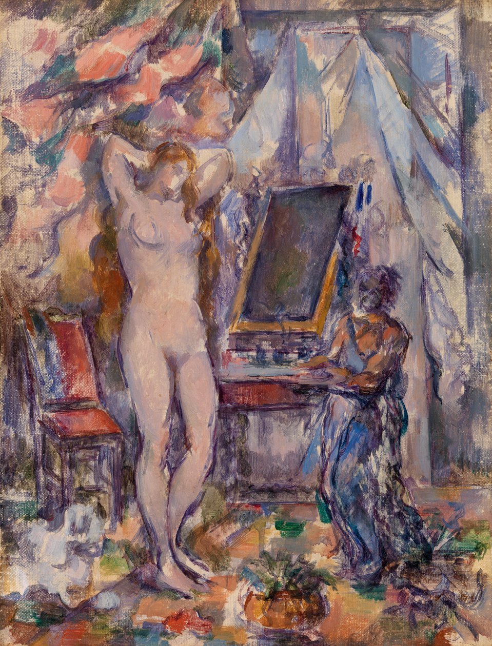 Toaletten av Paul Cézanne
