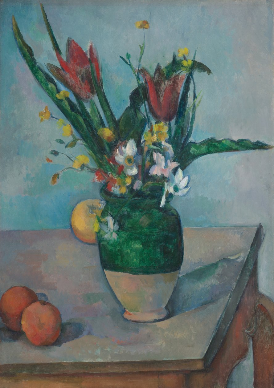 Vasen med tulpaner av Paul Cézanne