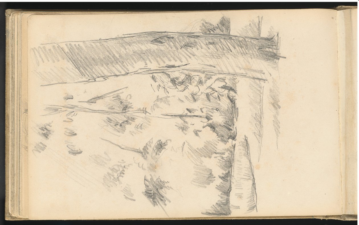 Träd och buskar av Paul Cézanne