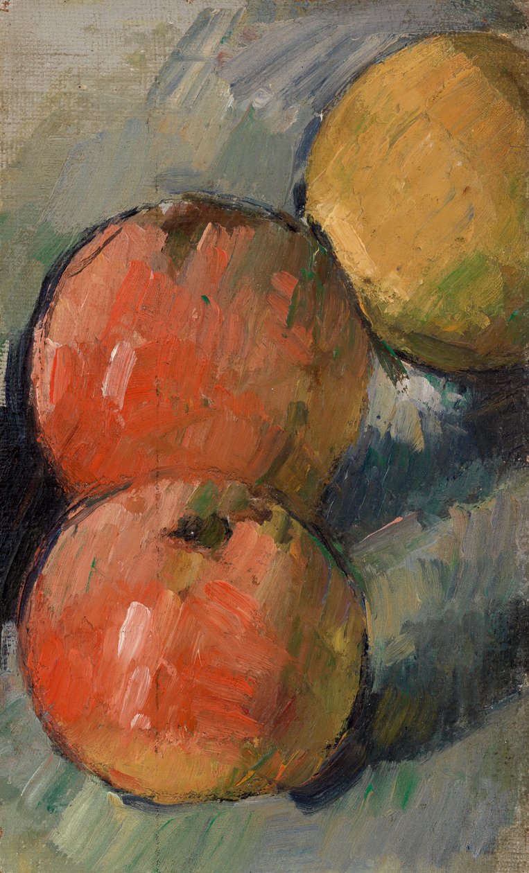 Två och ett halvt äpple av Paul Cézanne