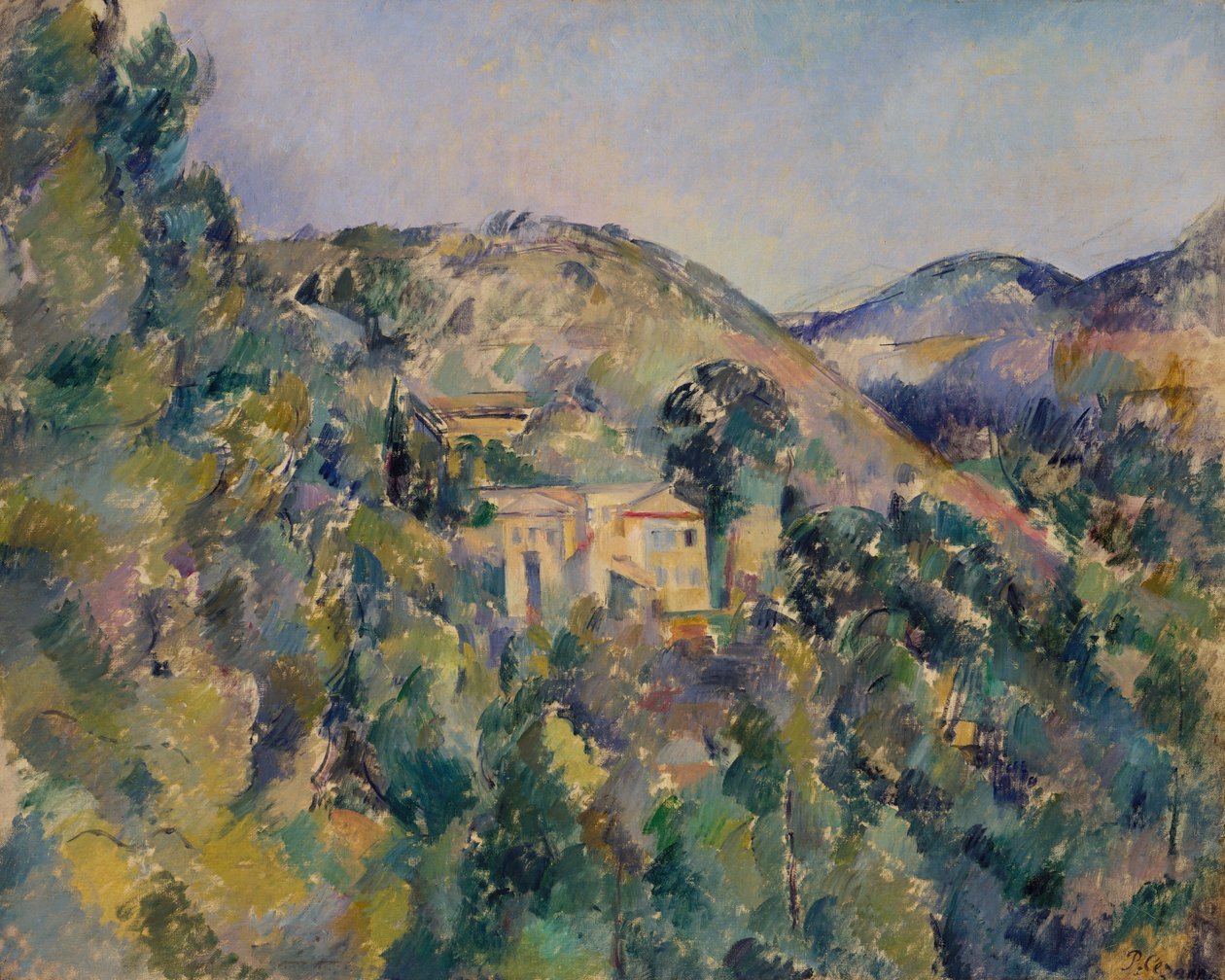 Utsikt över Domaine Saint-Joseph, sent 1880-tal. av Paul Cézanne