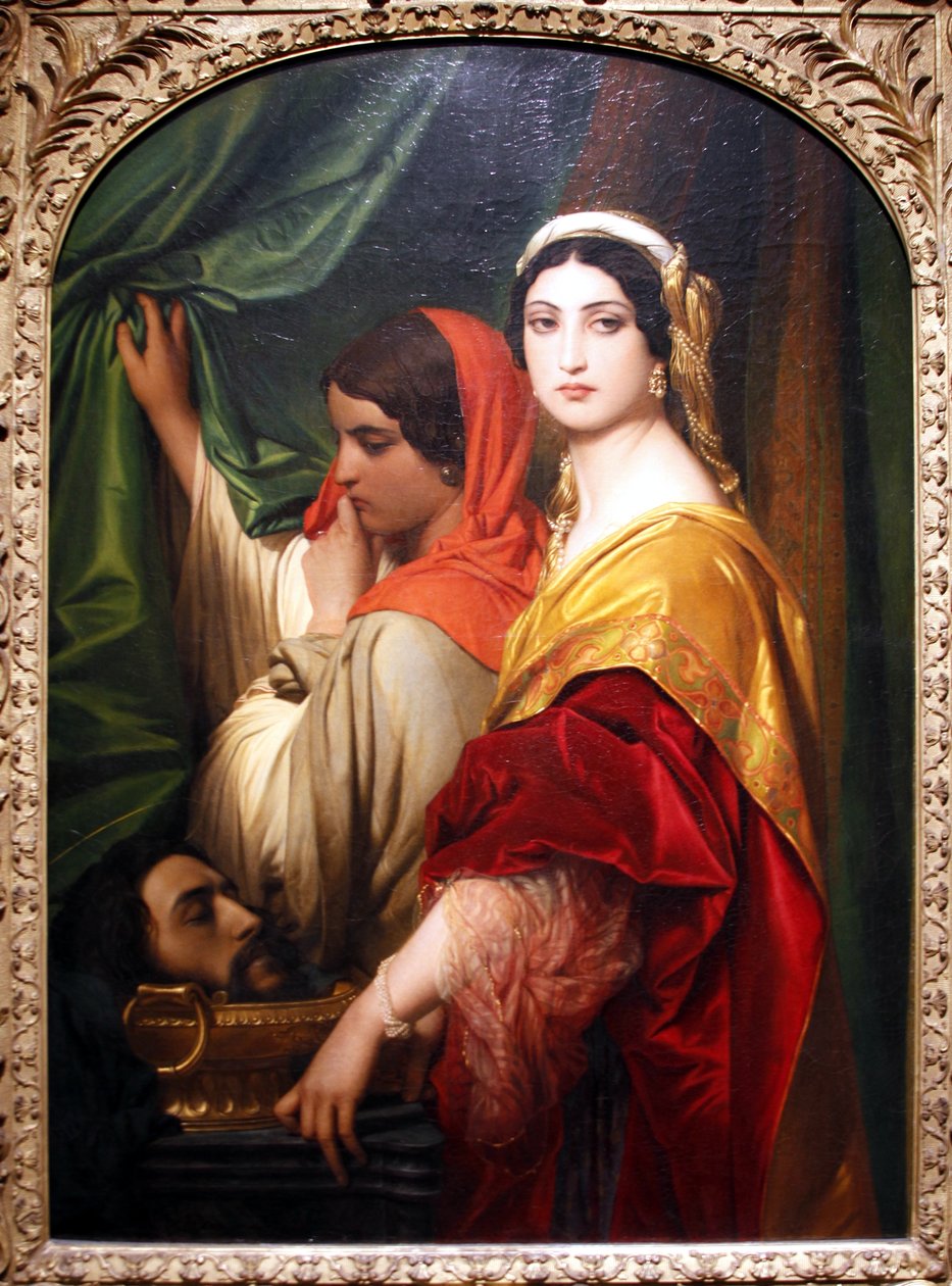 Herodias med chefen för Johannes Döparen - Paul Delaroche av Paul Delaroche