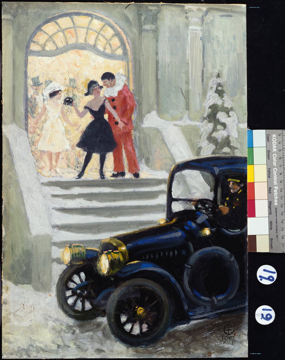 Efter balen, 1917 av Paul Fischer