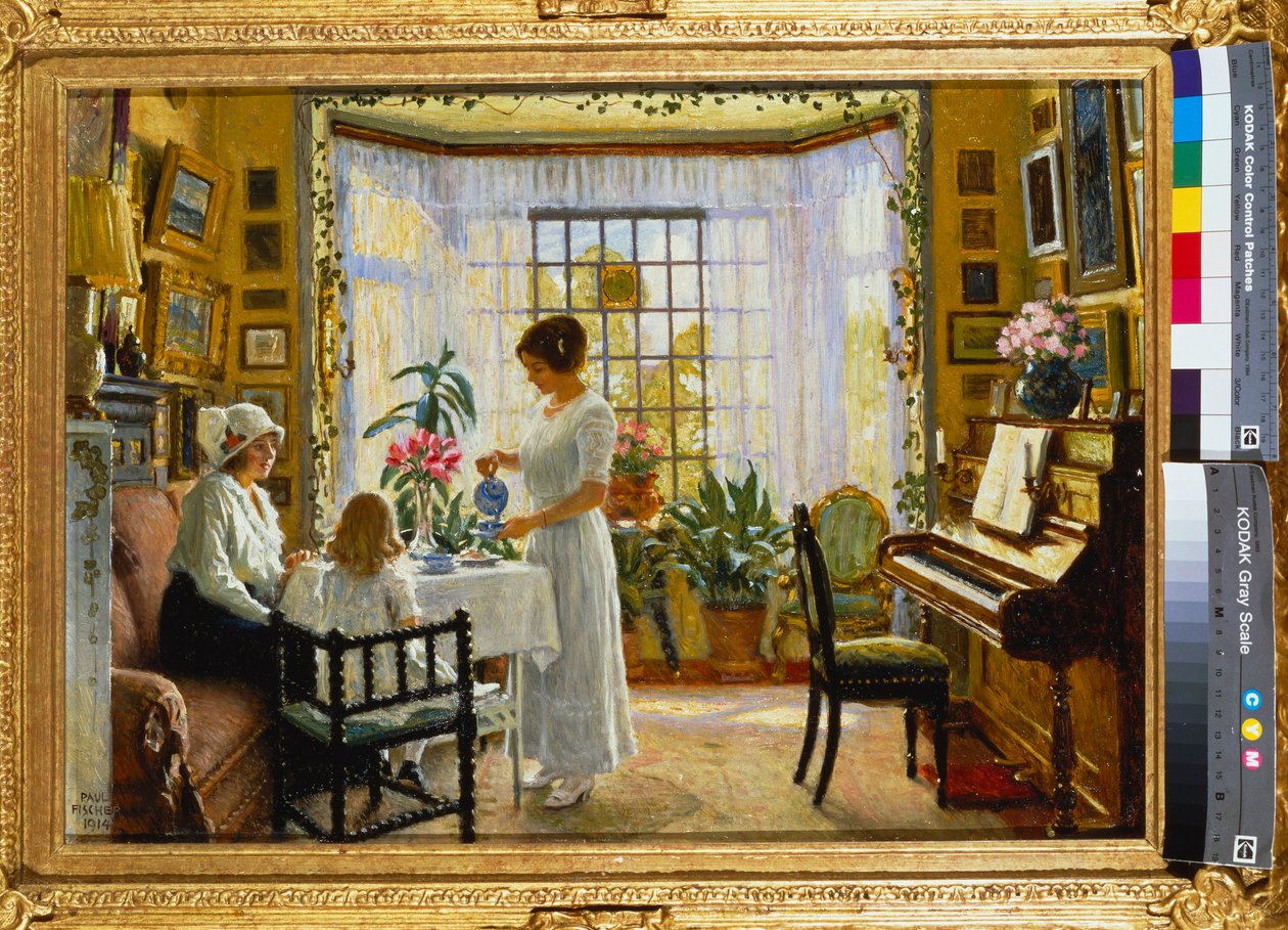 Afternoon Tea, 1914 av Paul Fischer