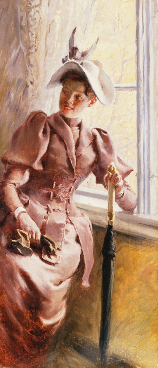 Vid fönstret, 1892 av Paul Fischer