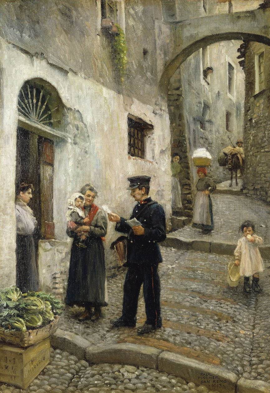Morgonposten, 1913 av Paul Fischer