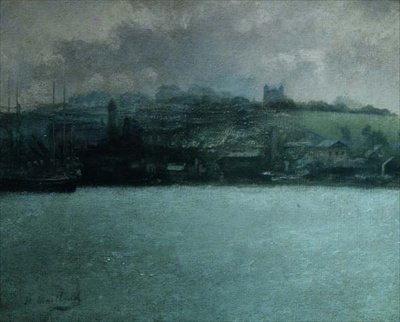 Rochester från Medway av Paul Fordyce Maitland