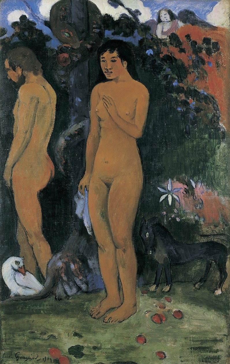 Adam och Eva Adam och Eva, 1902. av Paul Gauguin