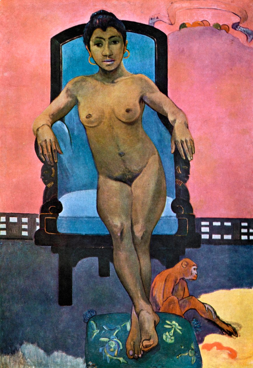 ઐDen Judith i din bok kommer att gå till den där älvan Annah, 12 19. av Paul Gauguin