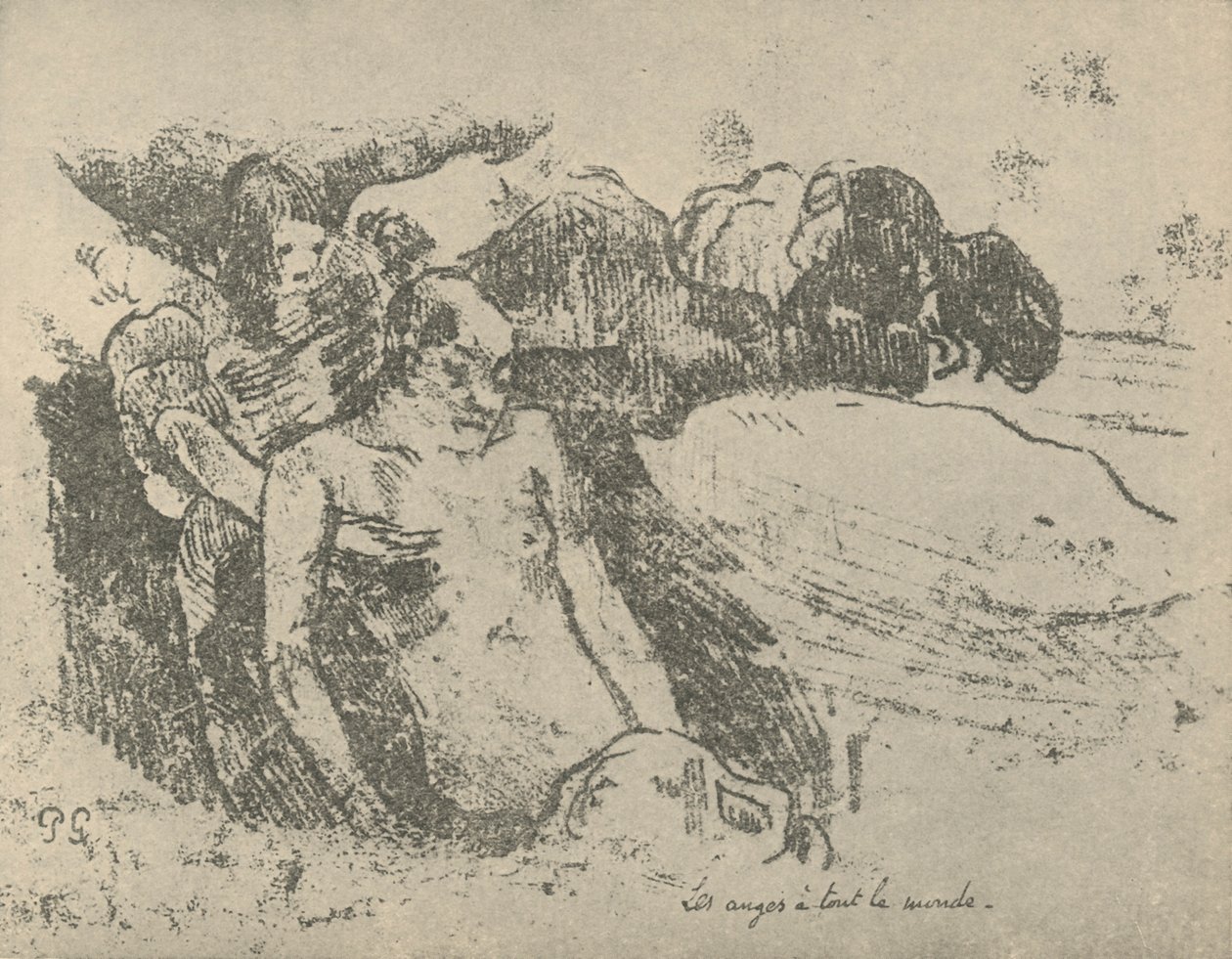 Änglar för alla, 1936 av Paul Gauguin