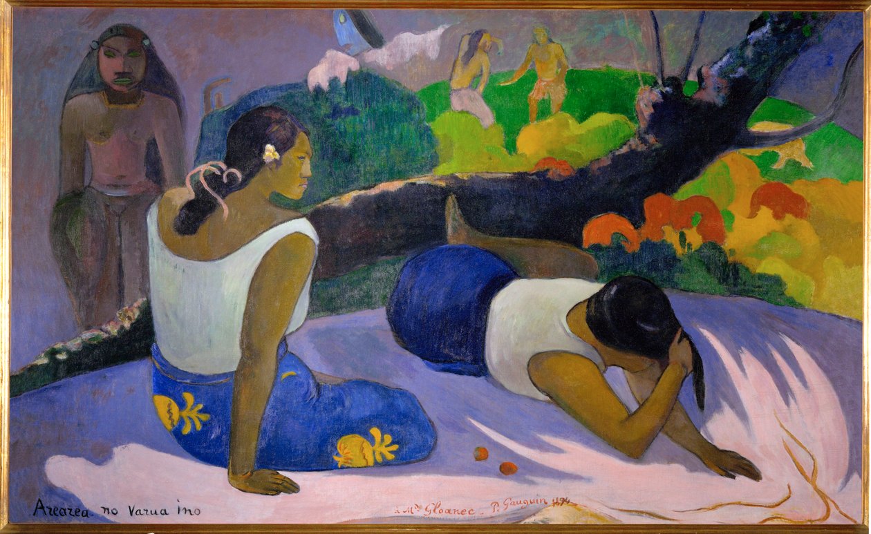 Arearea no vareua ino (olja på duk) av Paul Gauguin