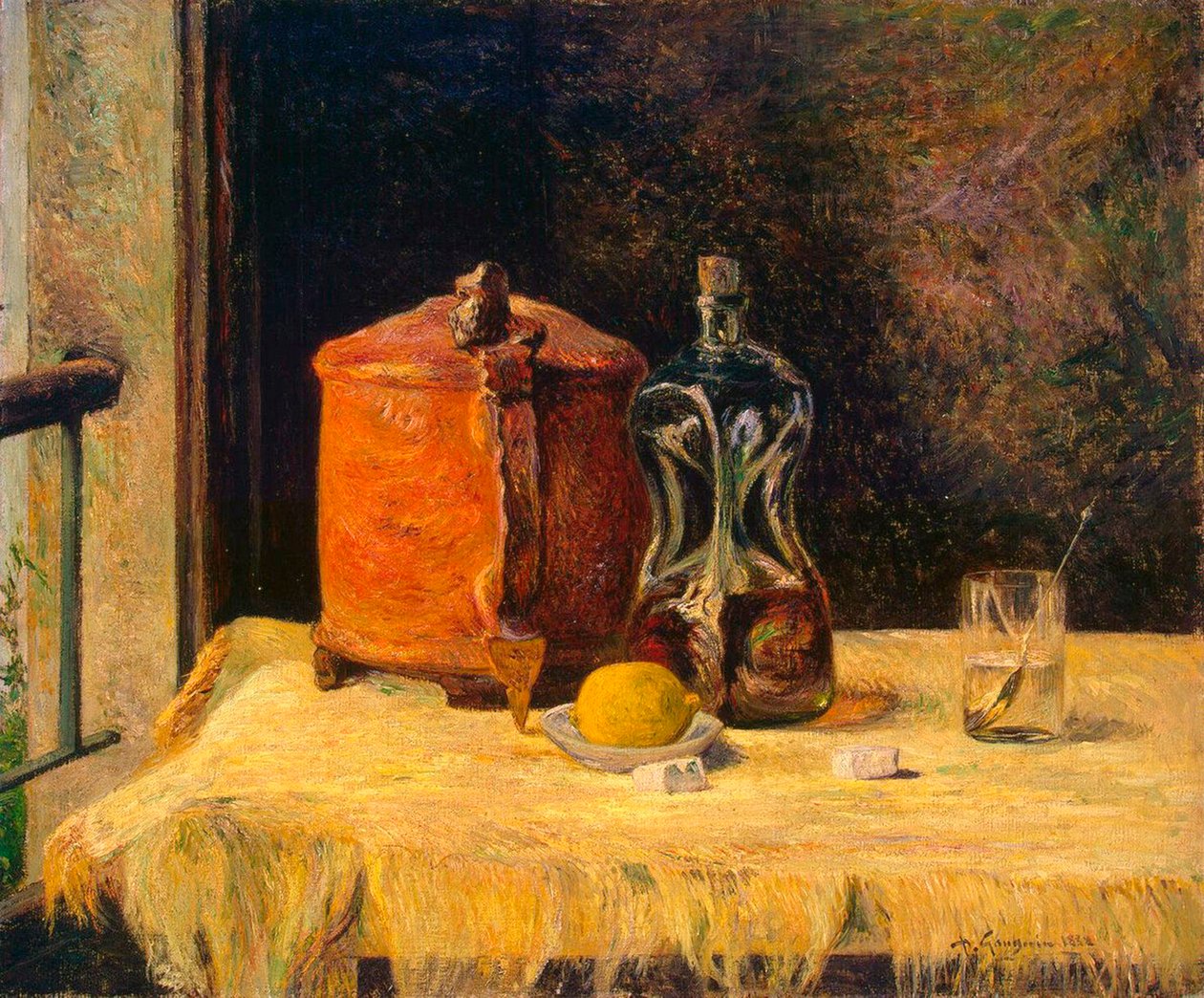 Vid fönstret, 1882. av Paul Gauguin