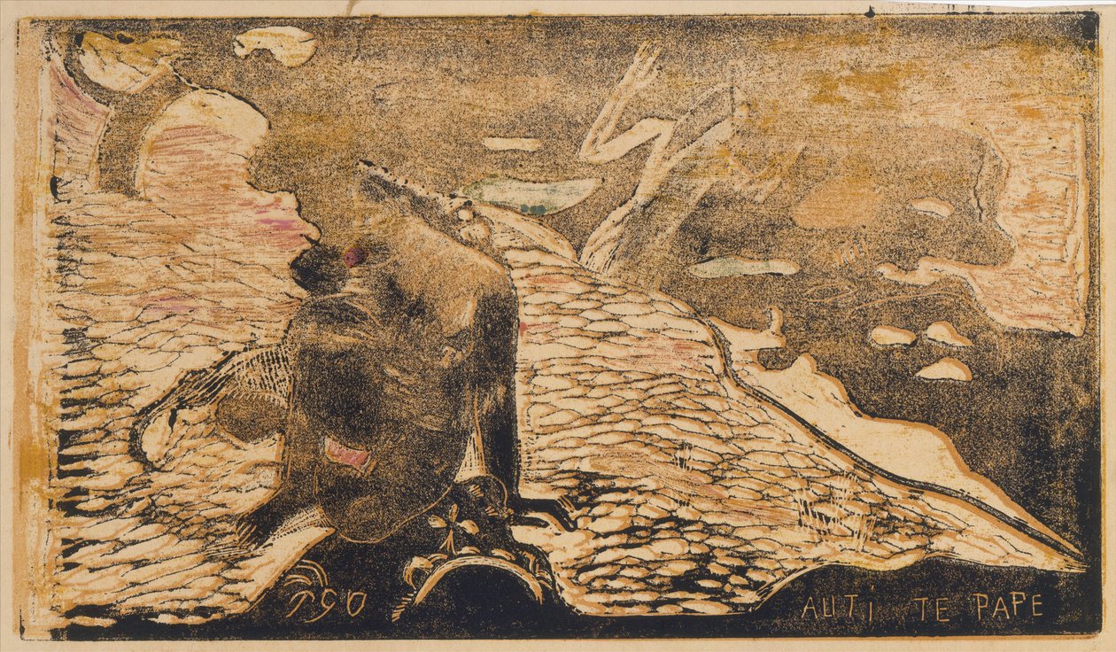 Auti Te Pape av Paul Gauguin