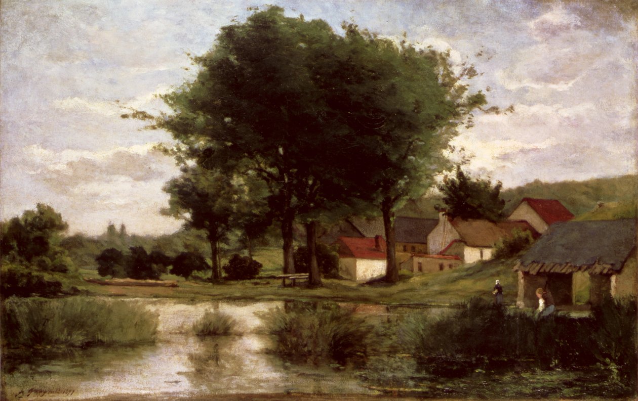 Höstlandskap, 1877 av Paul Gauguin