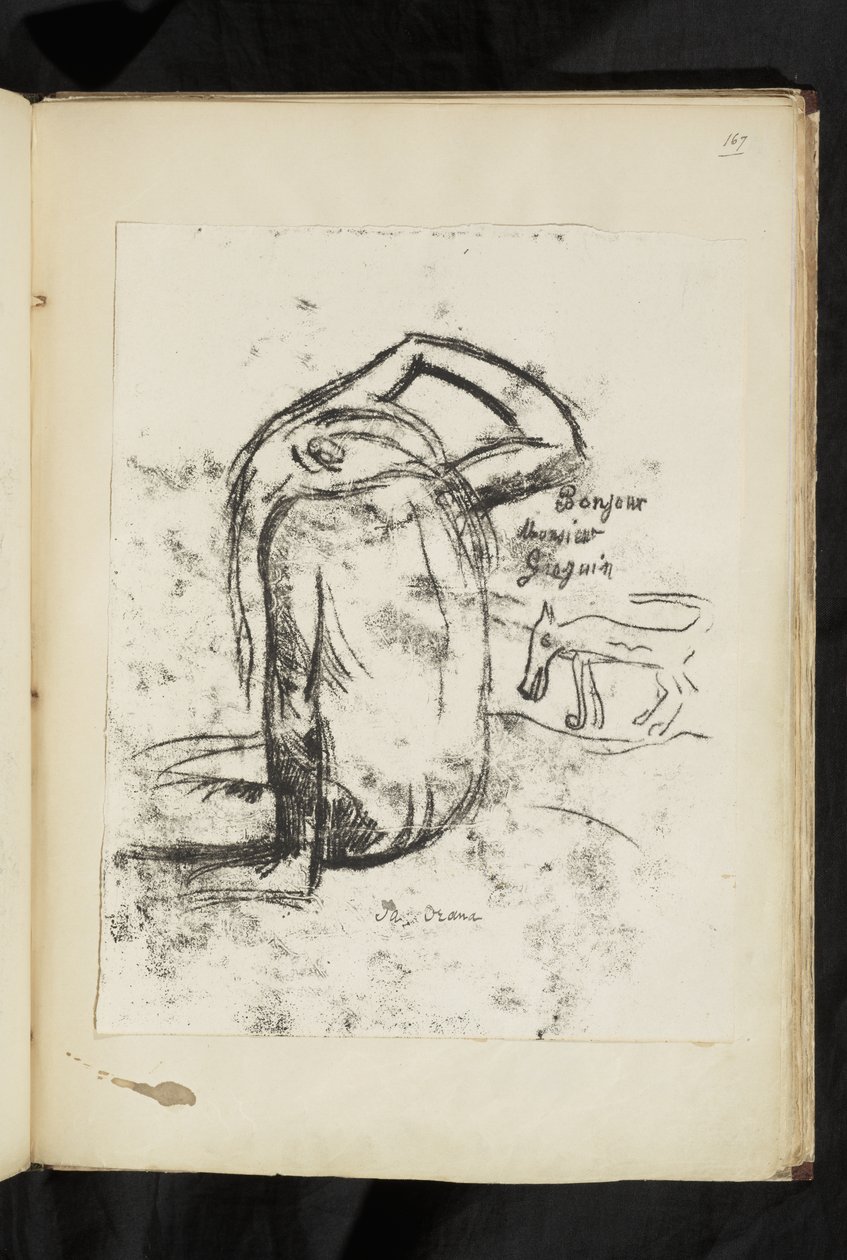 Före och efter - Hej Monsieur Gauguin av Paul Gauguin