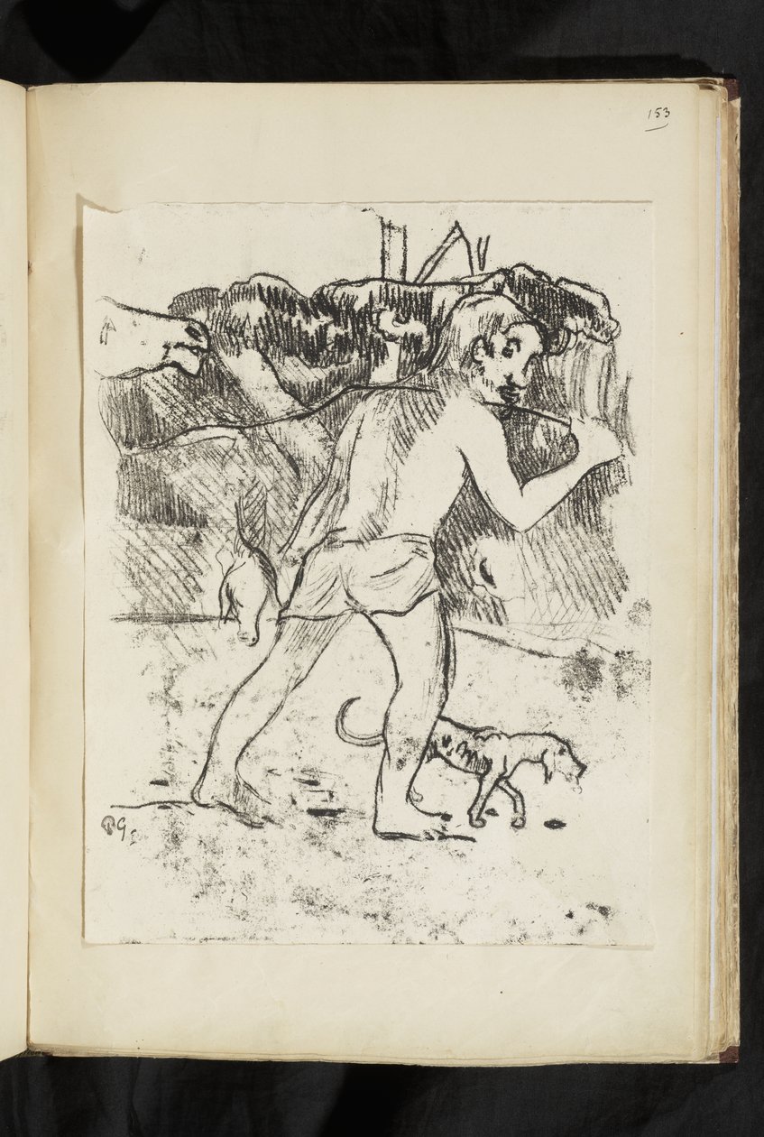 Före och efter - Återvända från jakten av Paul Gauguin