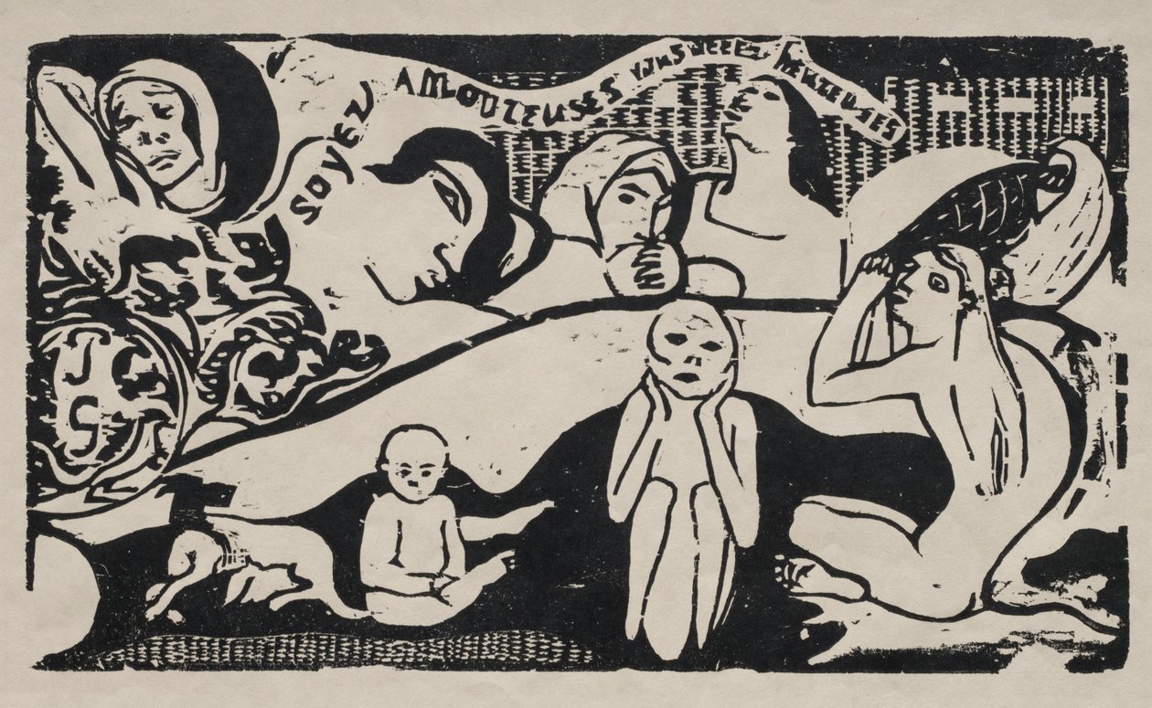 Var kär och du kommer att bli lycklig av Paul Gauguin