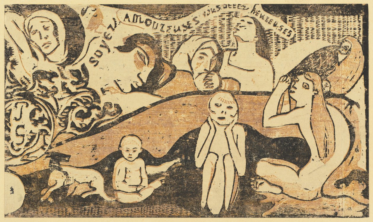 Var kär och du kommer att bli lycklig av Paul Gauguin