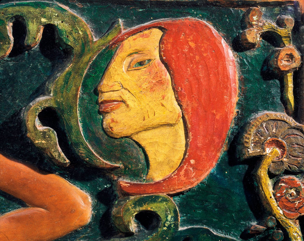 Var mystisk, detalj av Paul Gauguin